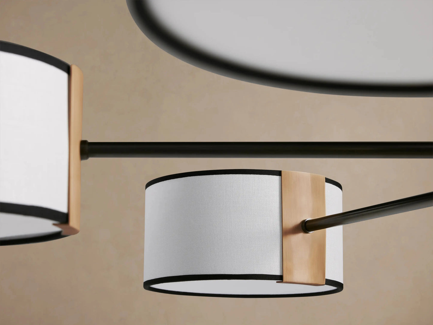 Daphne Fabric Round Chandelier