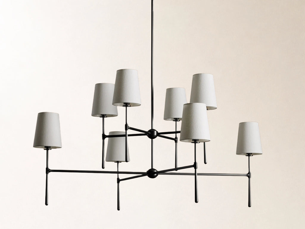 Rhodes Chandelier in Bronze