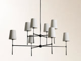Rhodes Chandelier in Bronze