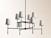 Rhodes Chandelier in Bronze