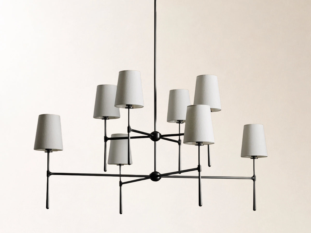 Rhodes Chandelier in Bronze