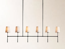 Rhodes 6 Light Linear Chandelier