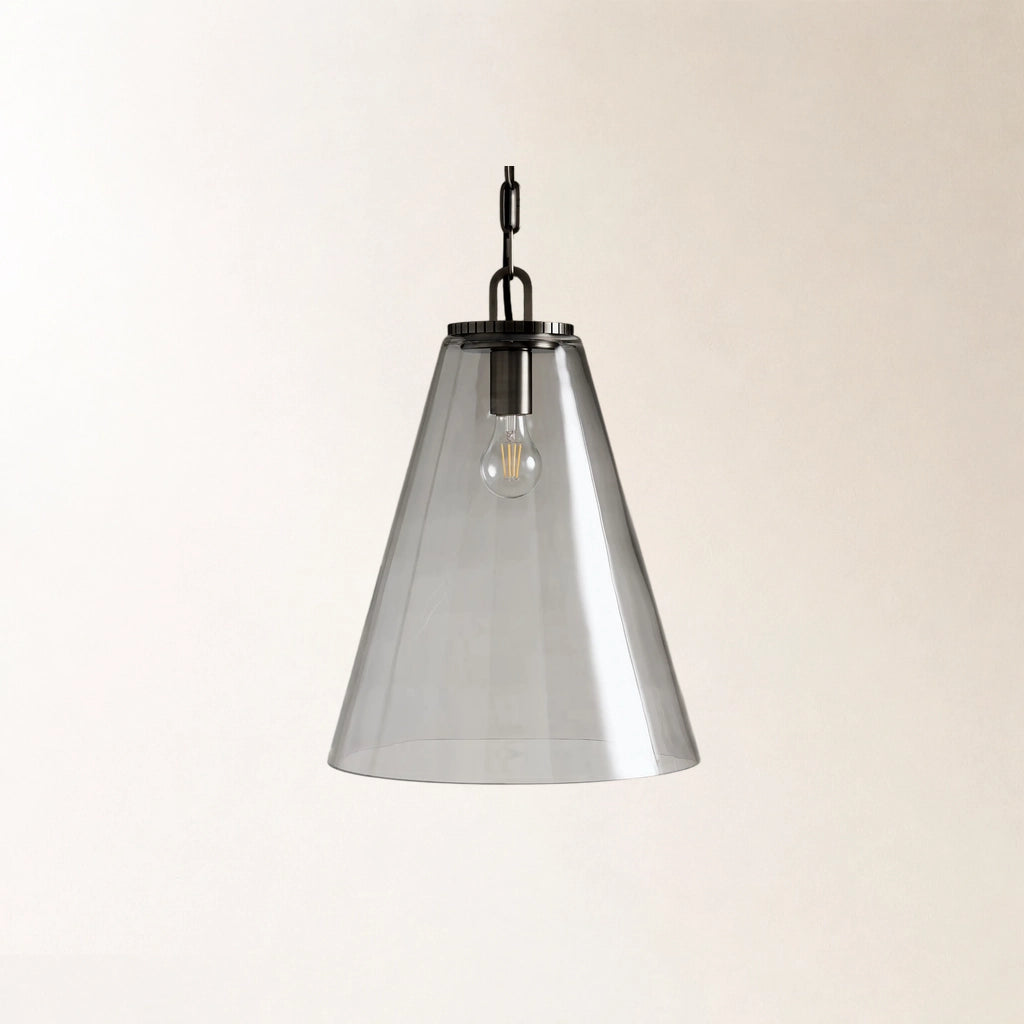Wescott Medium Cone Pendant with Bronze Chain