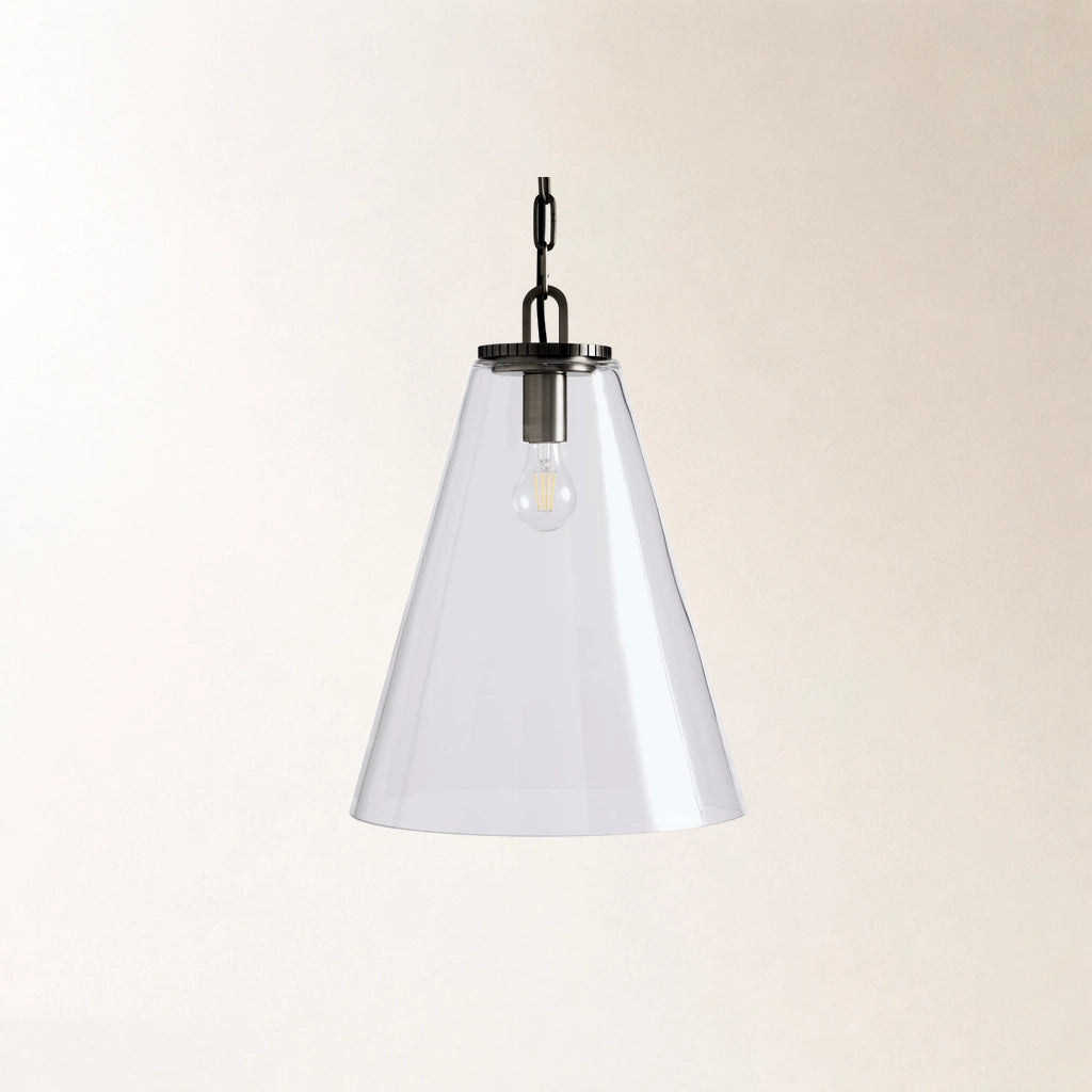 Wescott Medium Cone Pendant with Bronze Chain