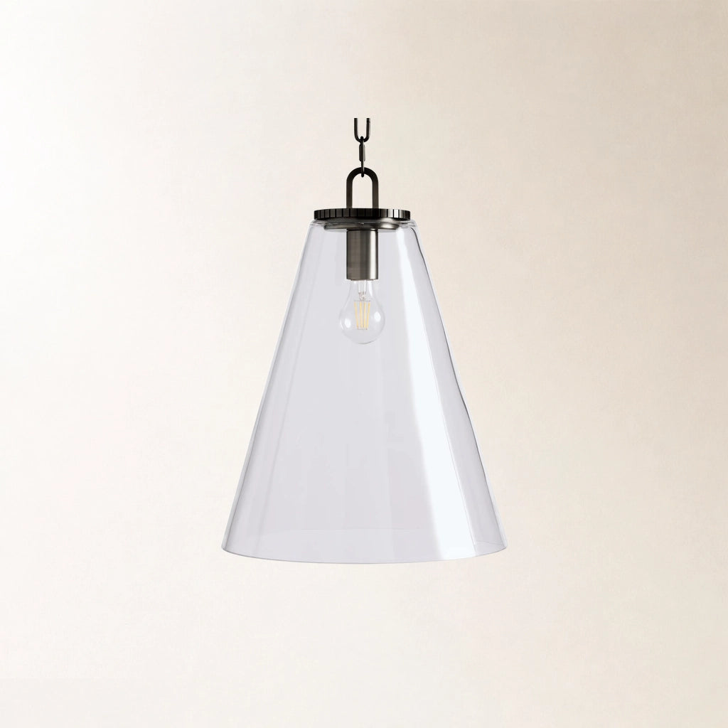 Wescott Medium Cone Pendant with Bronze Chain