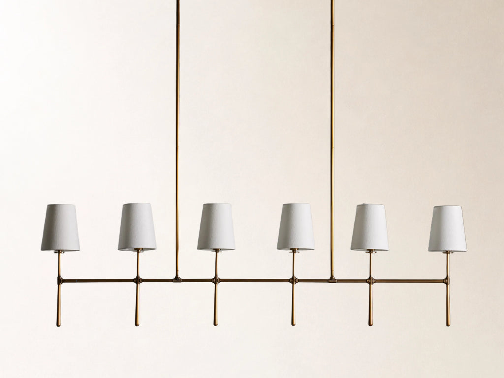 Rhodes 6 Light Linear Chandelier