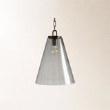 Wescott Medium Cone Pendant with Bronze Chain