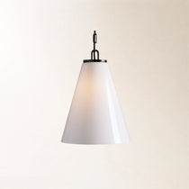 Wescott Medium Cone Pendant with Bronze Chain