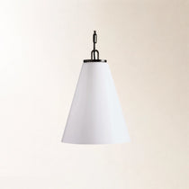 Wescott Medium Cone Pendant with Bronze Chain