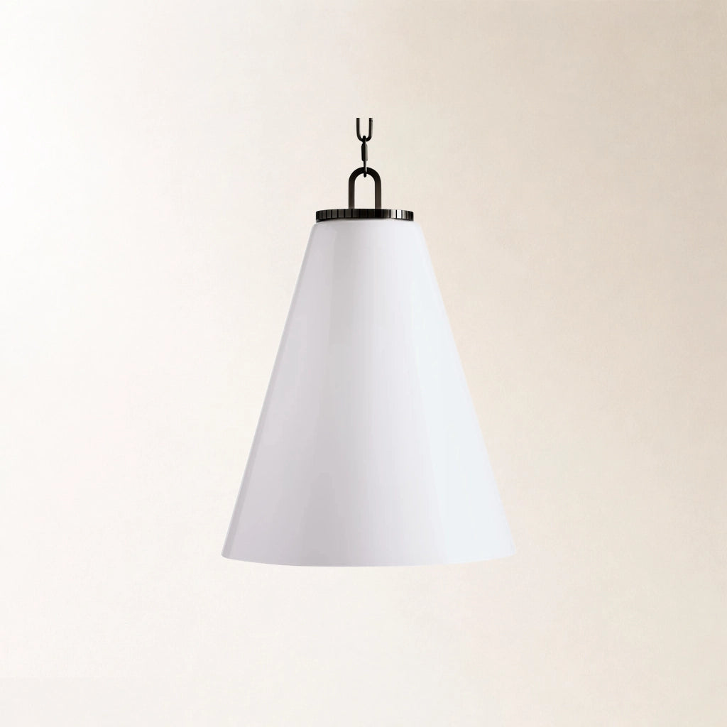 Wescott Medium Cone Pendant with Bronze Chain