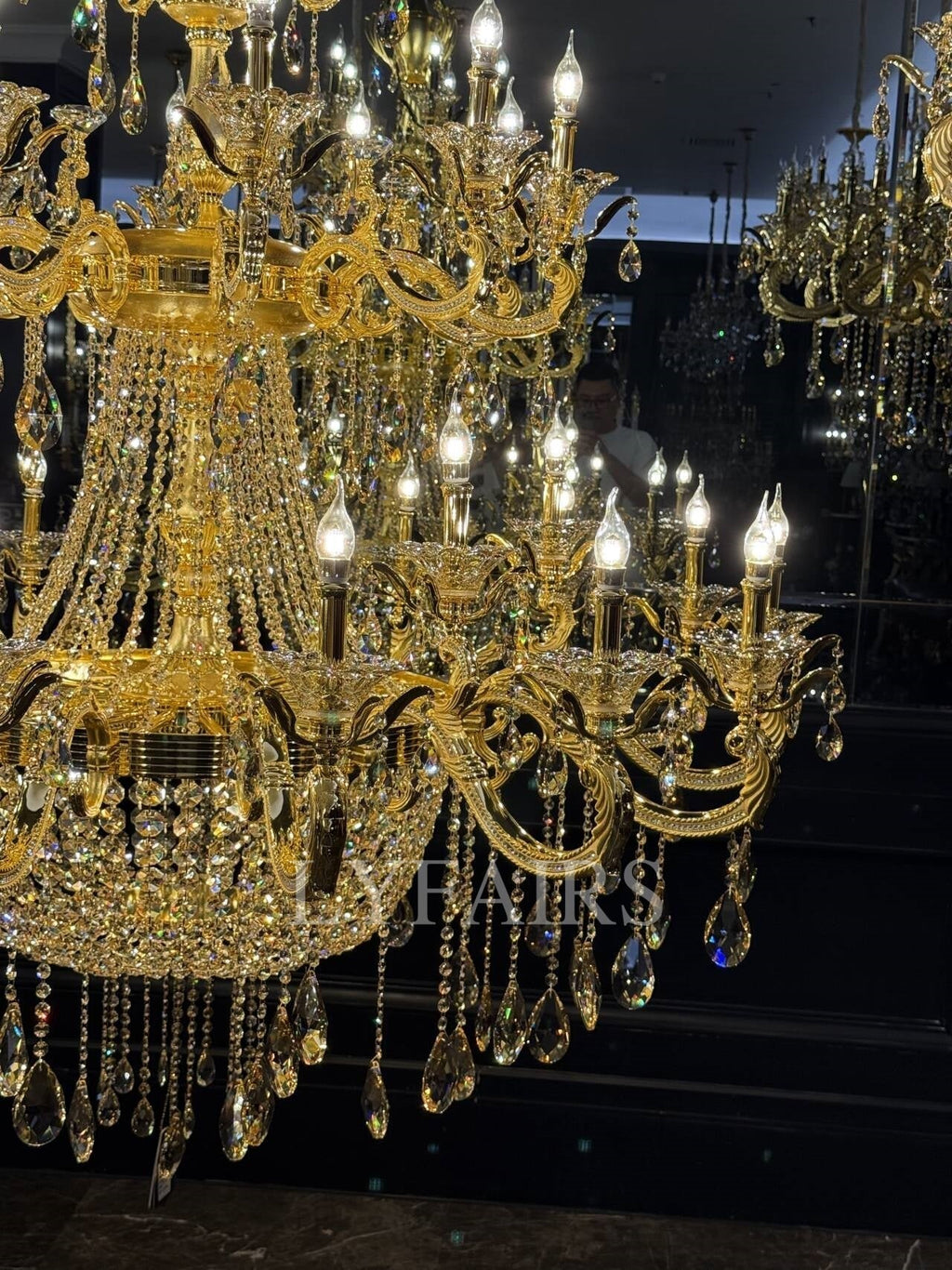 Maria Classic Royal Baroque Revival Vintage Chandelier