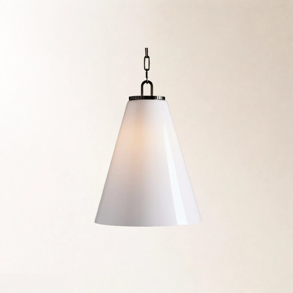 Wescott Medium Cone Pendant with Bronze Chain
