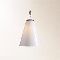 Wescott Medium Cone Pendant with Bronze Chain