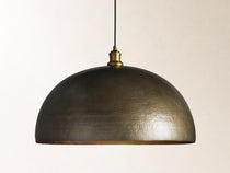 Recycled Metal Dome Pendant