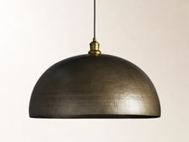 Recycled Metal Dome Pendant