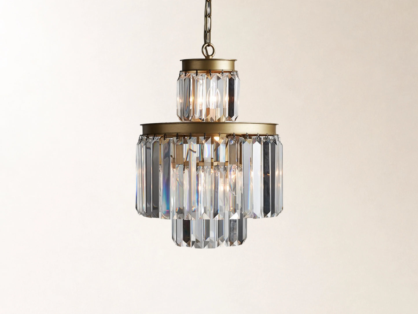 Leyland 15" Chandelier in Brass