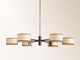 Daphne 48" Round Chandelier in Ecru