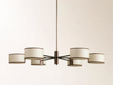 Daphne 48" Round Chandelier in Ecru