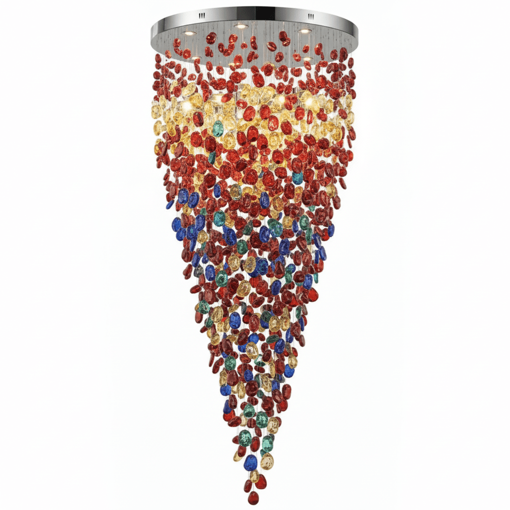 Crystal Stone Chandelier
