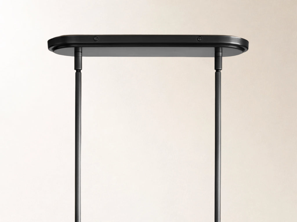 Rhodes 5 Light Linear Chandelier in Bronze