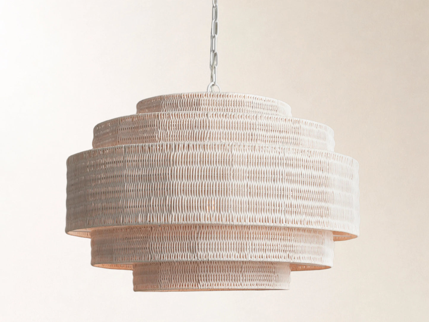 Paloma 28" Chandelier in White
