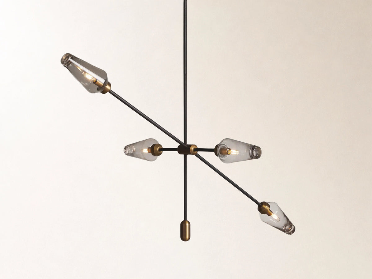 Arrow Bronze Chandelier Main image
