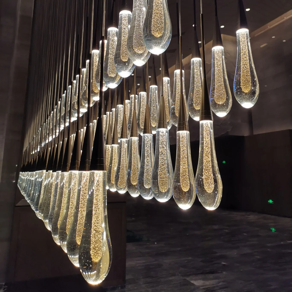 Soltaire Crystal Linear Chandelier 37" 50" 60" 70" 87" 120"W