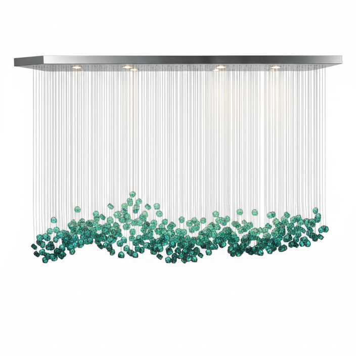 Crystal Stone Chandelier