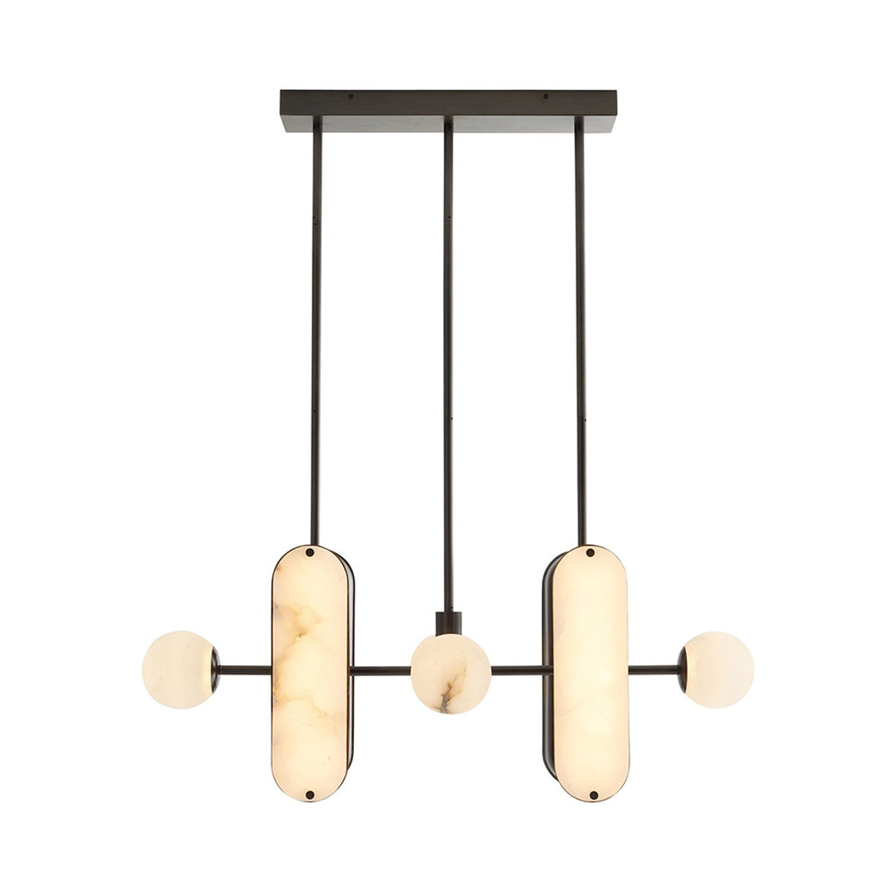 Maradona Pendant Light, Designer Choice Linear Chandelier Secondary image