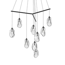 Fluid Bracket Pendant Chandelier 9-Light