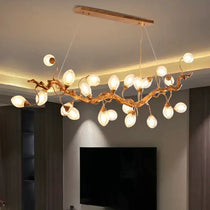Art Clear Elegance Bubble Branch Linear Chandelier