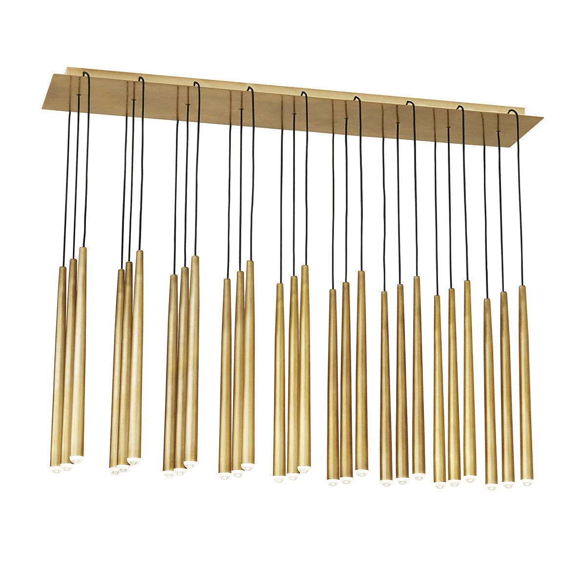 Pyramid Linear Chandelier 48" 27-Light Secondary image