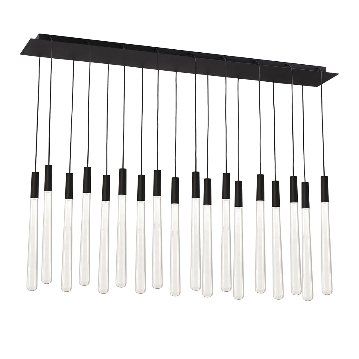 Pyramid Linear Crystal Chandelier Secondary image