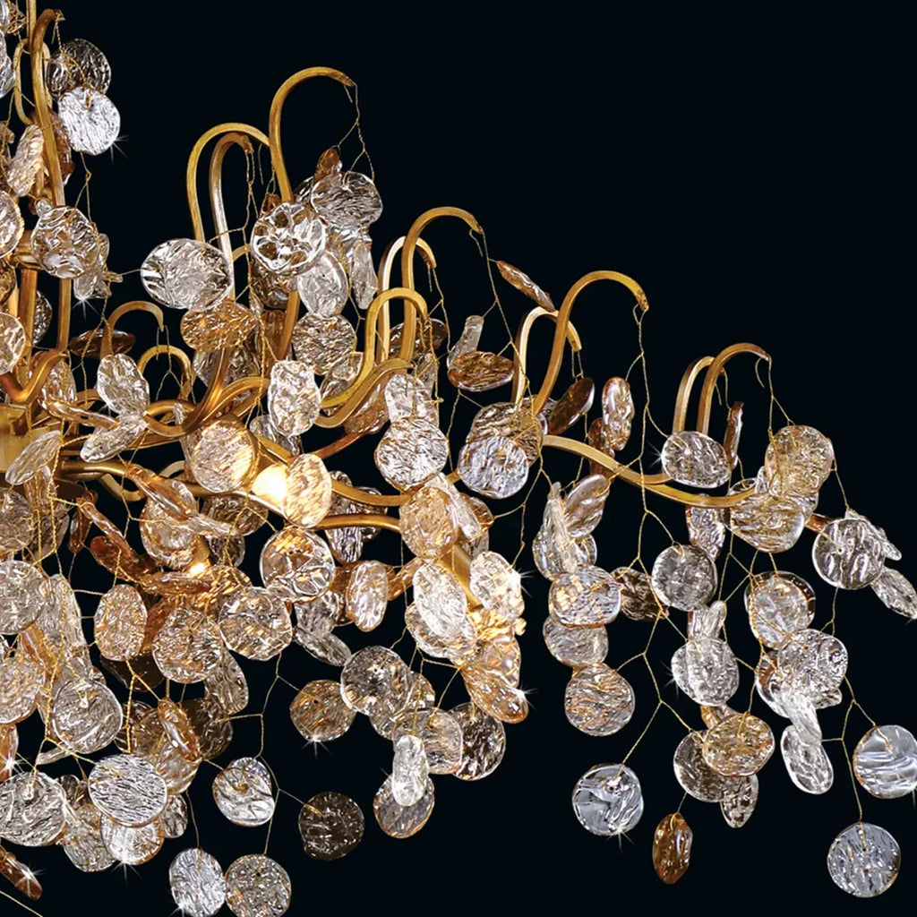Lignia Branch Round Multi-tier Chandelier 33Light 47"W