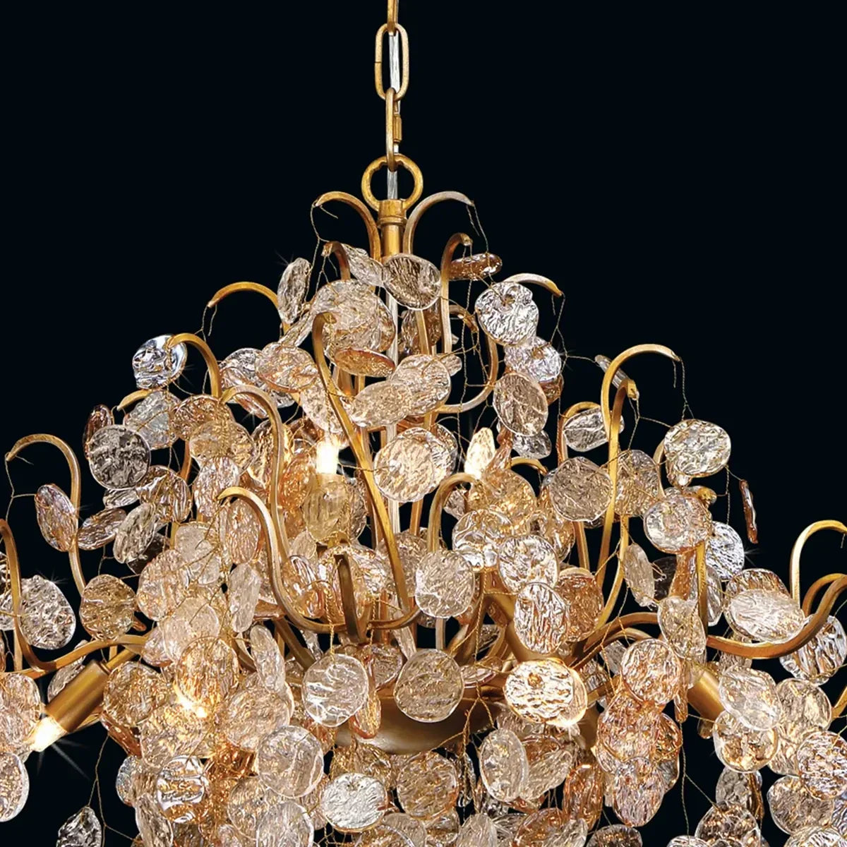 Lignia Branch Round Chandelier 11 Light 33"W