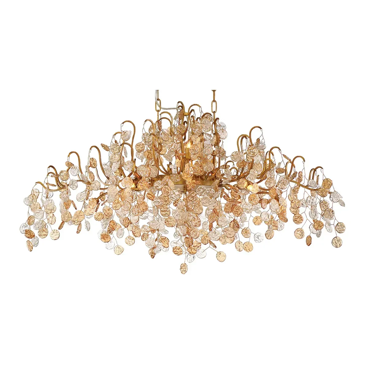 Lignia Branch Linear Chandelier 10 Light 45"W