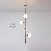 Ruby Glass Chandelier