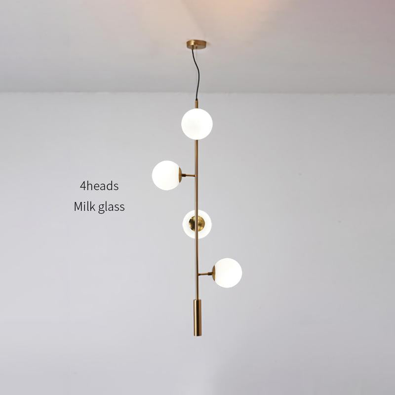 Ruby Glass Chandelier