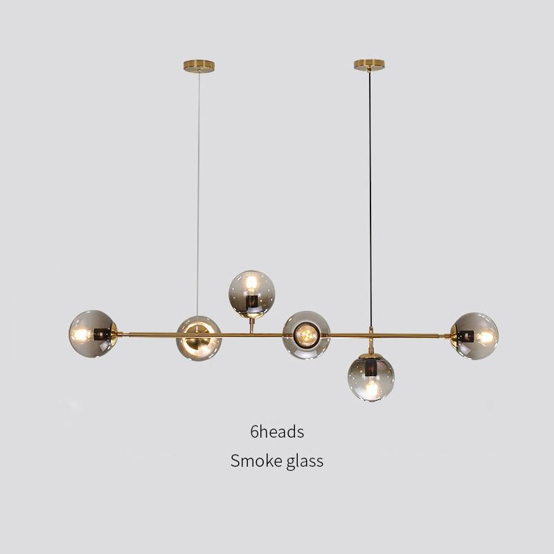 Ruby Glass Chandelier