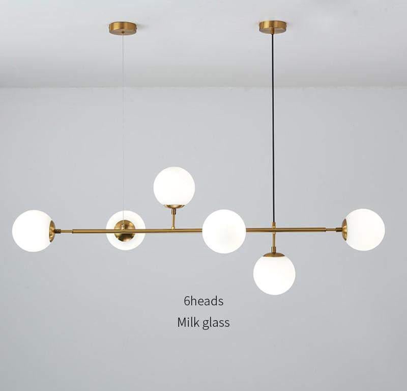 Ruby Glass Chandelier