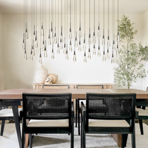 Soltaire Crystal Linear Chandelier 37" 50" 60" 70" 87" 120"W