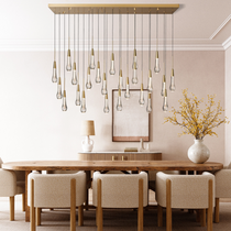 Soltaire Crystal Linear Chandelier 37" 50" 60" 70" 87" 120"W