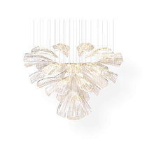 Glass Lotus Chandelier