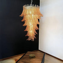Rosalind Murano Glass Amber Chandelier