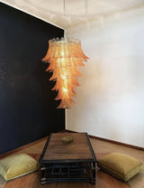 Elegant Rosalind Murano Amber Chandelier - CasaraHouse