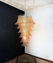 Rosalind Murano Glass Amber Chandelier