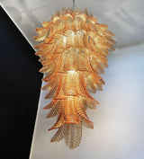 Elegant Rosalind Murano Amber Chandelier - CasaraHouse