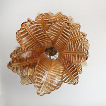 Rosalind Murano Glass Amber Chandelier