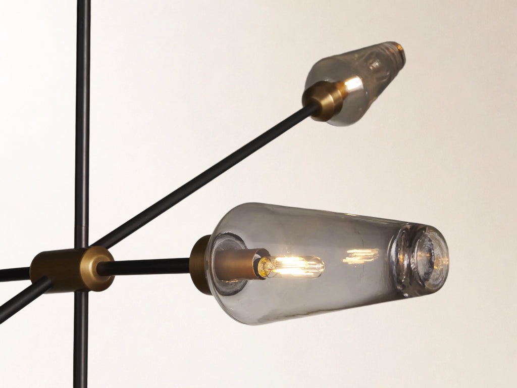 Arrow Bronze Chandelier