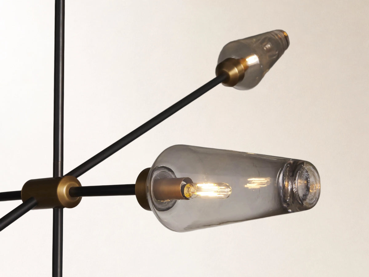Arrow Bronze Chandelier